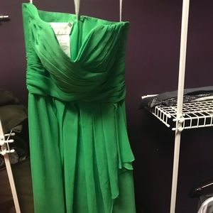 David’s bridal bridesmaid dress green size 2